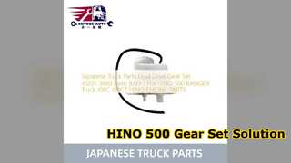 HINO 500 फाइनल ड्राइव गियर सेट 41201 3860 8 39 अनुपात
