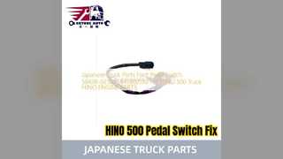 HINO 500 फुट पेडल स्विच S843802130 रिप्लेसमेंट