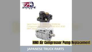 HINO K13C K13D एयर कंप्रेसर पंप 29100 2661 HNTC गुणवत्ता