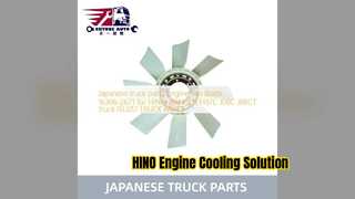 HINO J08C इंजन फैन ब्लेड 16306 2671 रिप्लेसमेंट