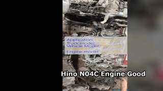 Hino 300 N04C इंजन अच्छी कंडीशन में इस्तेमाल किया गया है