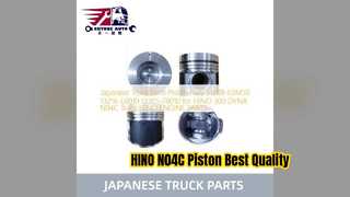 HINO N04C पिस्टन Assy S130B E0M50 विश्वसनीय इंजन पार्ट्स