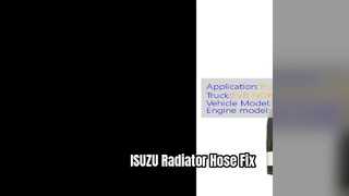 ISUZU FVR 6HK1 रेडिएटर नली 8980509241