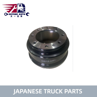 Japanese Truck Parts BRAKE DRUM 43512-4350 For HINO 500 RANGER Truck AK1J RK1J J08C J08CT on sale Hino Engine Parts