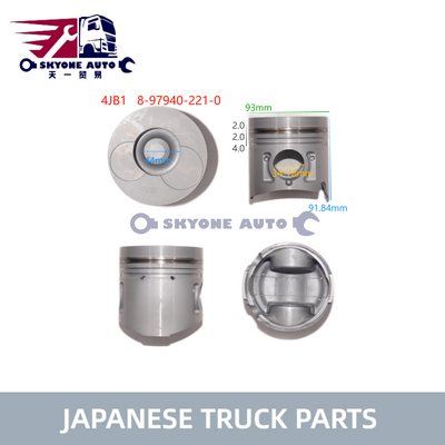 जापानी ट्रक पार्ट्स इंजन पिस्टन 8979402210 8-97940221-0 ISUZU 2.8TON TFR 4JB1T OEM 8-97940221-0 के लिए