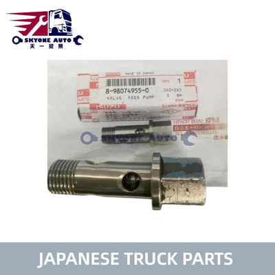 जापानी ट्रक पार्ट्स फीड पंप वाल्व 8980749550 8-98074955-0 ISUZU NPR71 NQR75 4HK1 6HK1 ट्रक ISUZU ट्रक पार्ट्स के लिए