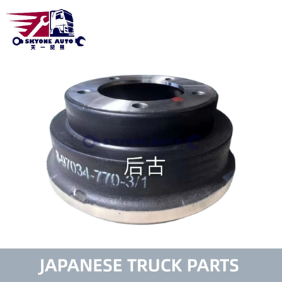 ISUZU NPR66 4HF1 ट्रक ISUZU ट्रक पार्ट्स के लिए जापानी ट्रक पार्ट्स ब्रेक ड्रम 8970347701 8-97034770-1 8982489000