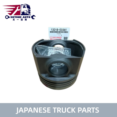 HINO 500 J08E ट्रक उच्च गुणवत्ता के लिए जापानी ट्रक पार्ट्स इंजन पिस्टन 13218-E0361