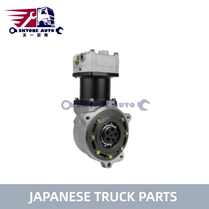 जापानी ट्रक पार्ट्स 1-19100266-0 ISUZU CYZ 6WF1 ट्रक HNTC ब्रांड के लिए 95MM एयर कंप्रेसर पंप Assy