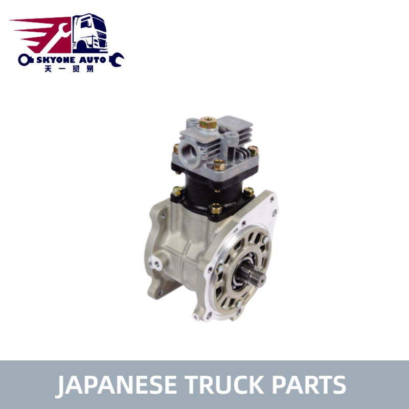 जापानी ट्रक पार्ट्स ME077450 70MM एयर कंप्रेसर पंप Assy के लिए MITSUBISI FUSO FV413 6D15 6D16 6D17 ट्रक HNTC ब्रांड