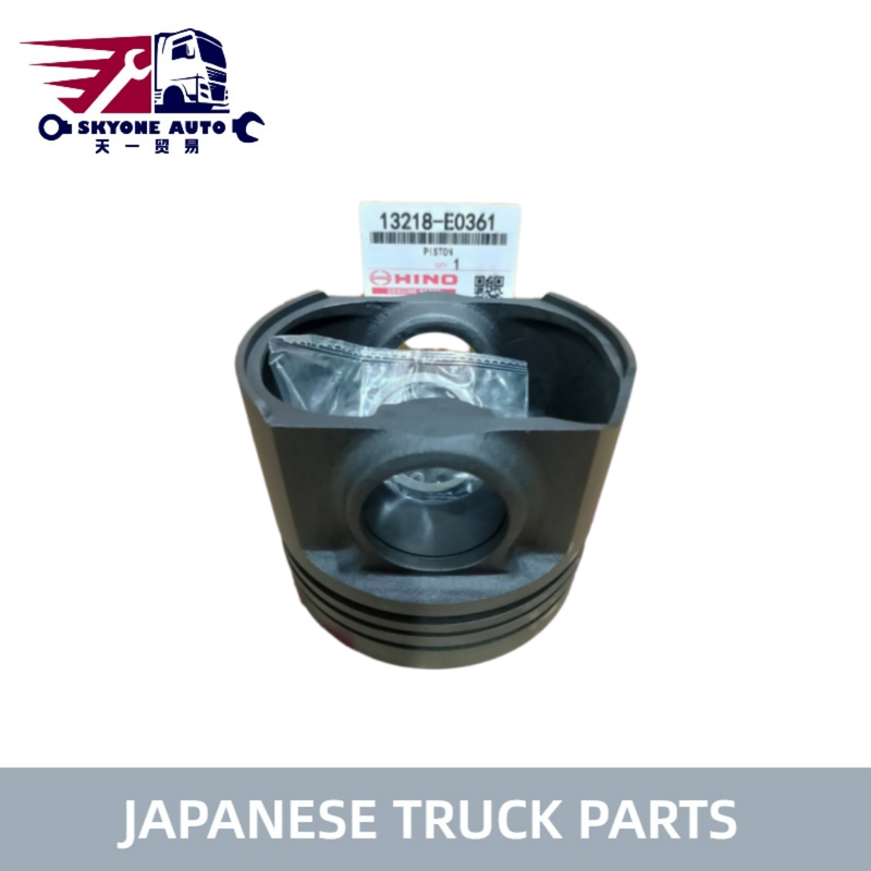 HINO 500 J08E ट्रक उच्च गुणवत्ता के लिए जापानी ट्रक पार्ट्स इंजन पिस्टन 13218-E0361
